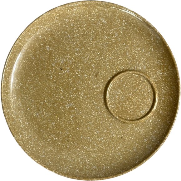 Vintage Kenro Melamine Speckled Plate Off Center Cup Well - Lot of 4 - Picture 2 of 13